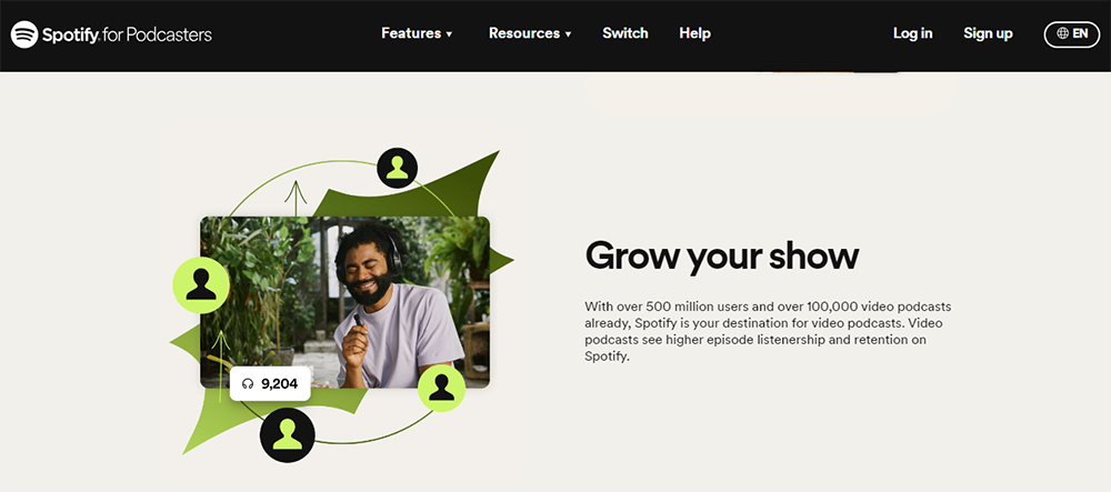 spotify incentive to create video podcasts