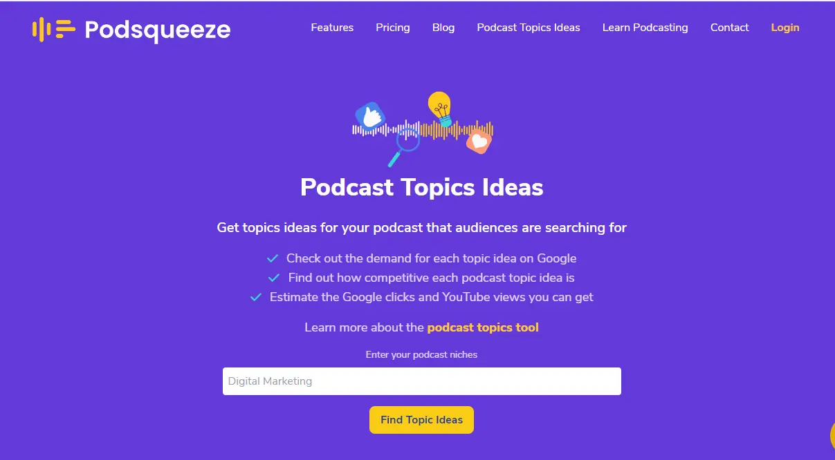 Podcast topic generator