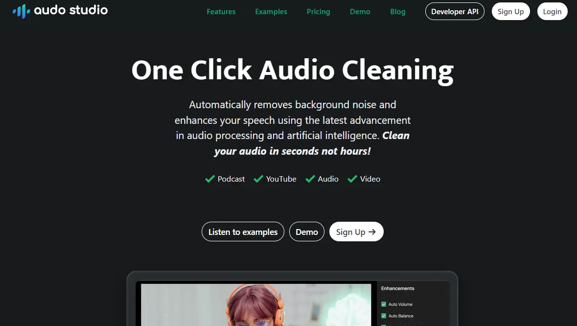 best ai tools podcast edit and improve sound