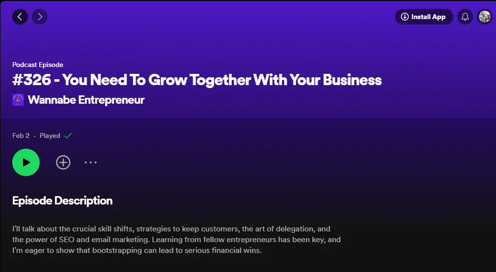 Wannabe Entrepreneur podcast