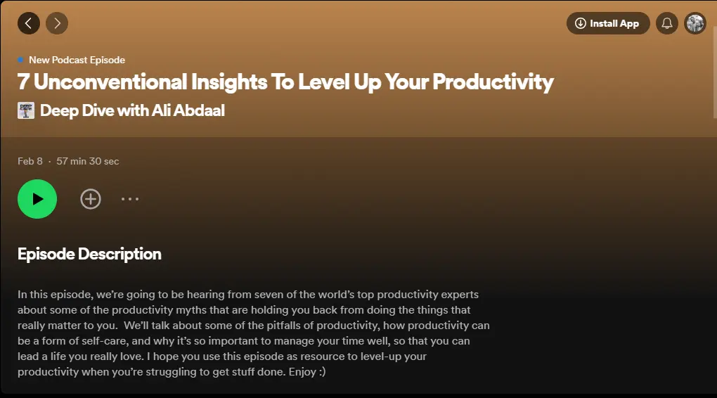 “In this episode…..” sentence