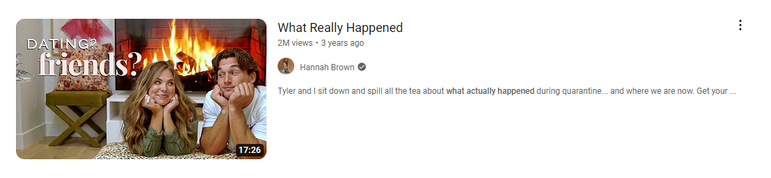 hannah brown episode