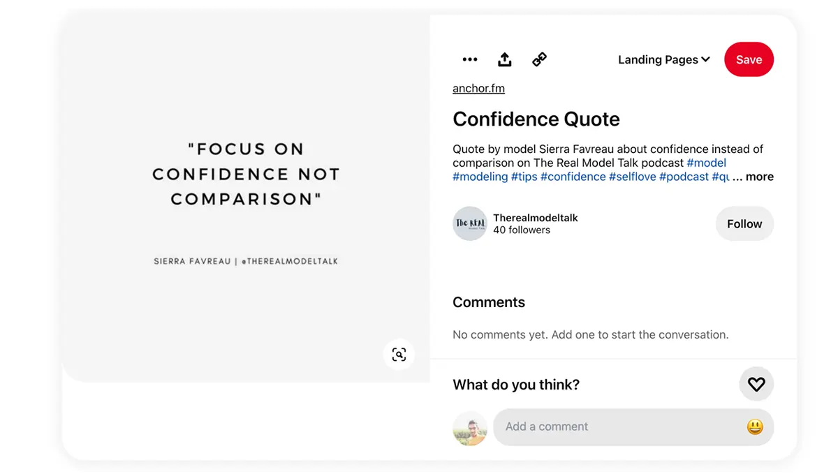 핀터레스트 팟캐스트 인용